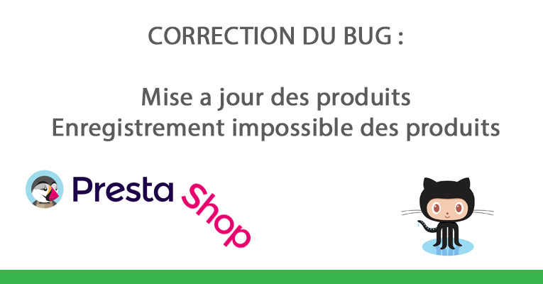 Tutoriel : Mise a jour des produits / corrections du bug