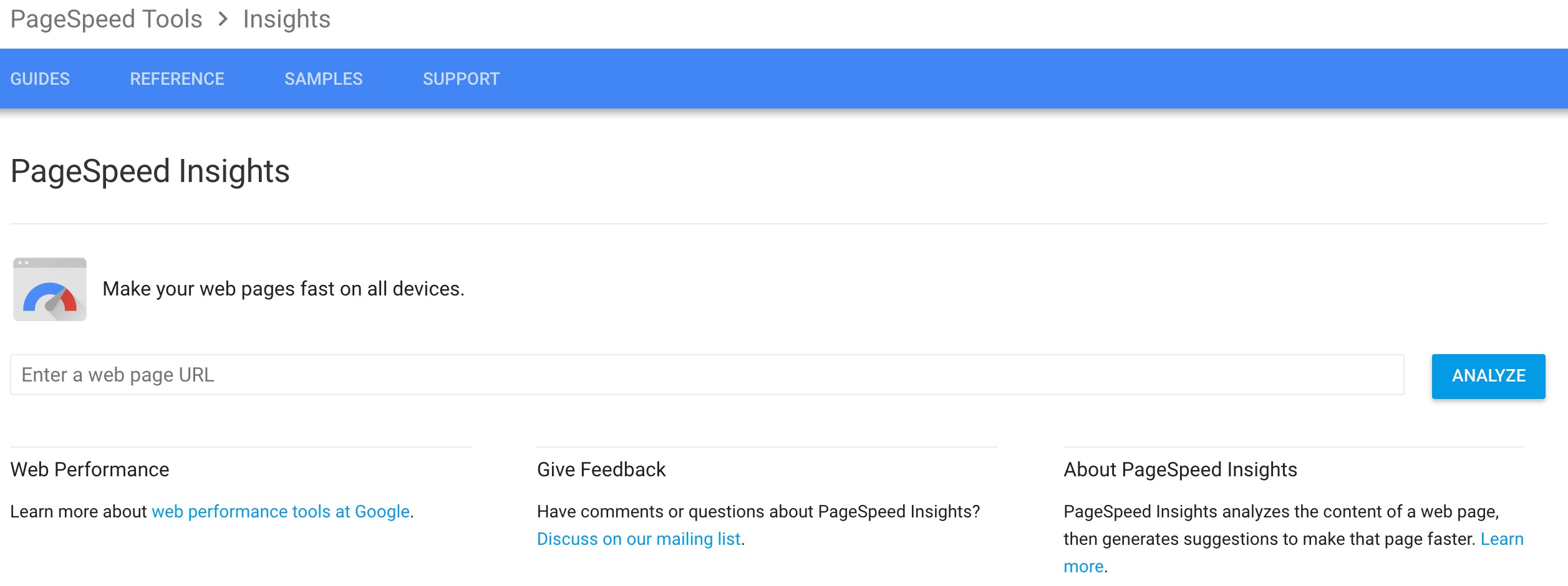 Google Page Speed