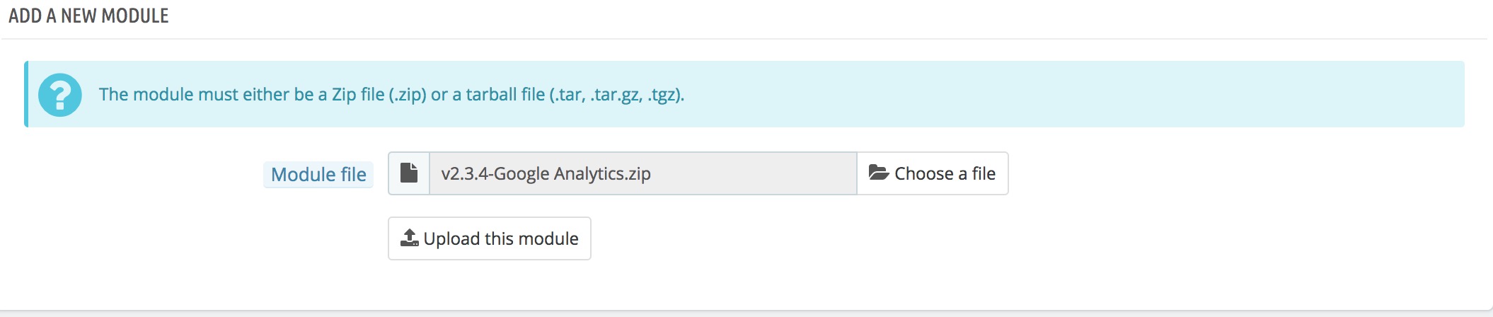 google analytics prestashop